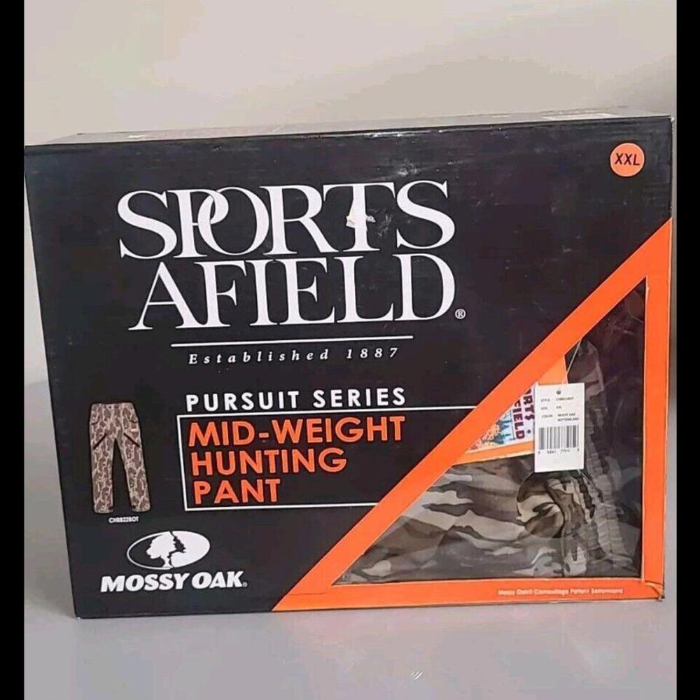 Sports Afield Mossy Oak Pursuit Series Mid-Weight Hunting Pant XXL New Sealed